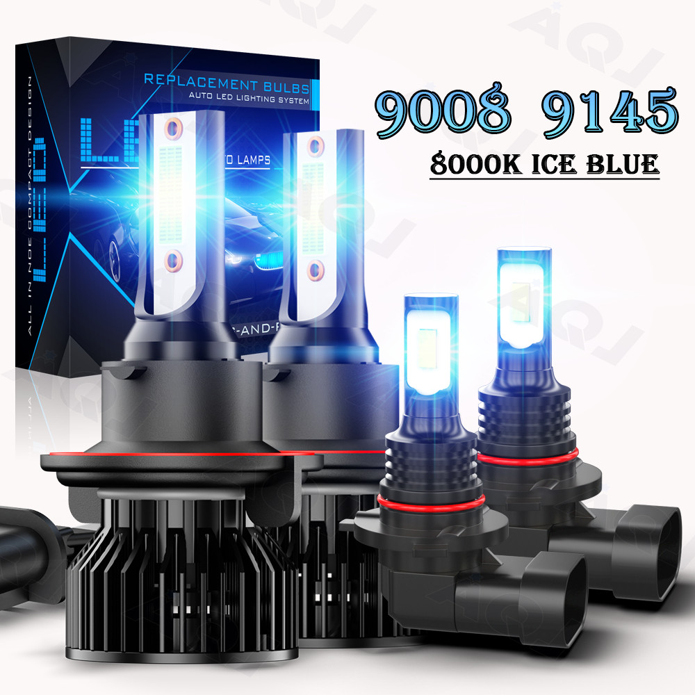 For Lincoln Mark LT Base Crew Cab Pickup 2006-2014 LED Headlight Fog Light Bulbs