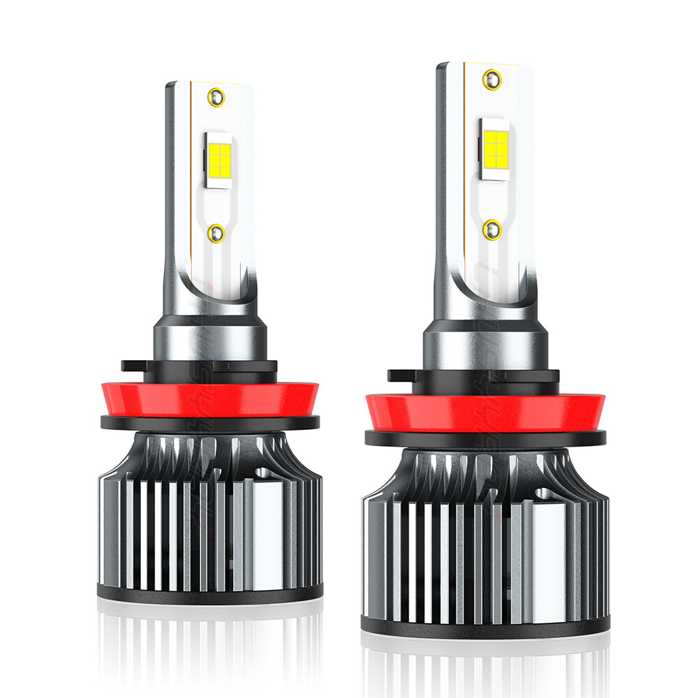 H11 LED Headlight Super Bright Bulbs Kit 6500K White 36000LM High/Low Beam