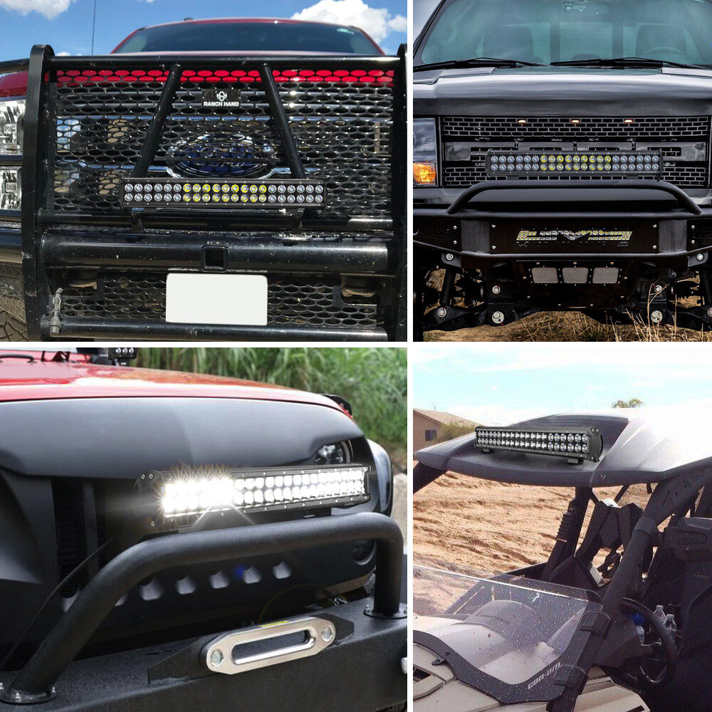 Offroad 20″ LED Lower Bumper Work Light Bar Spot Flood Driving UTV For Ford F150