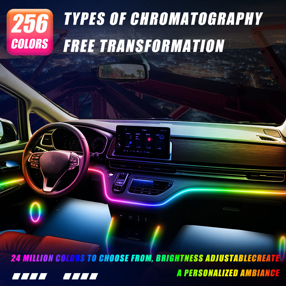 Car RGB Lights for Toyota 4Runner 2006-2009 Atmosphere Lamp Interior Kit