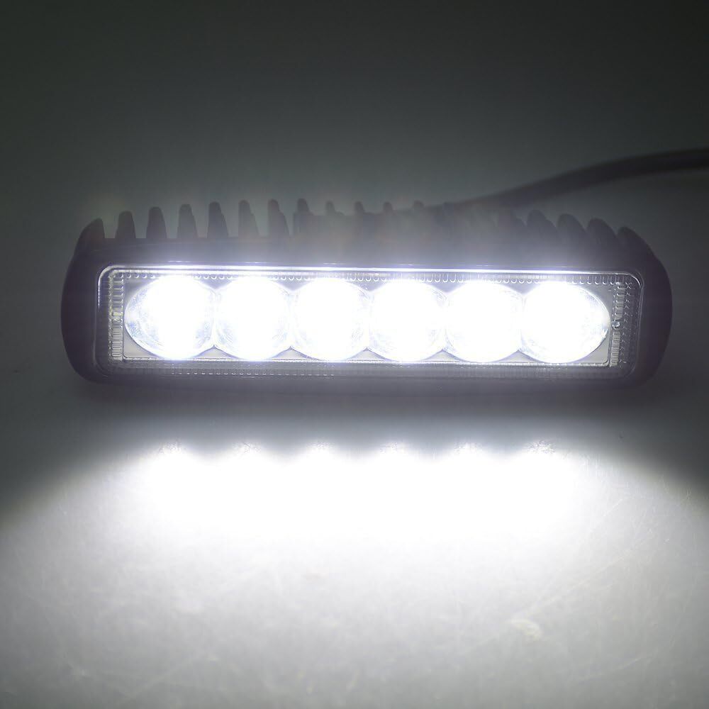 LED Work Lights 6 Inch 48W 12V Driving Strip Flood Beam light Bar SUV Offroad