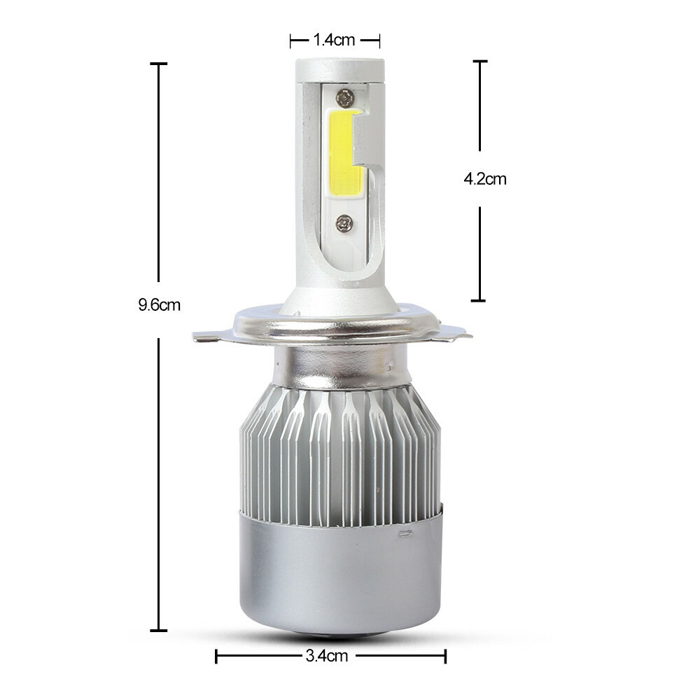 H4/HB2/9003 LED Headlight Kit Bulbs Replace Lamp High/Lo Beam 120W 16000LM 6000K