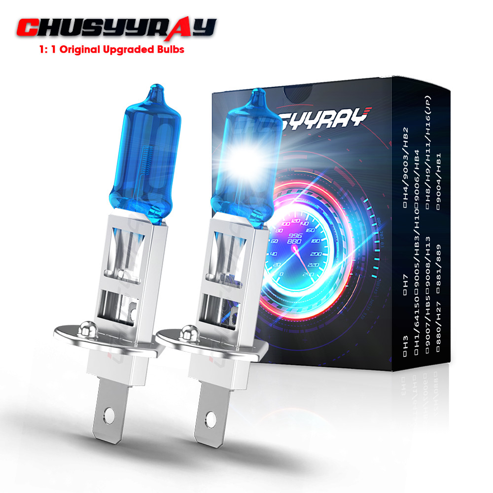 H1 6000K Super Bright White 40000LM CSP LED Headlight Bulb Kit Hi Low Beam DRL