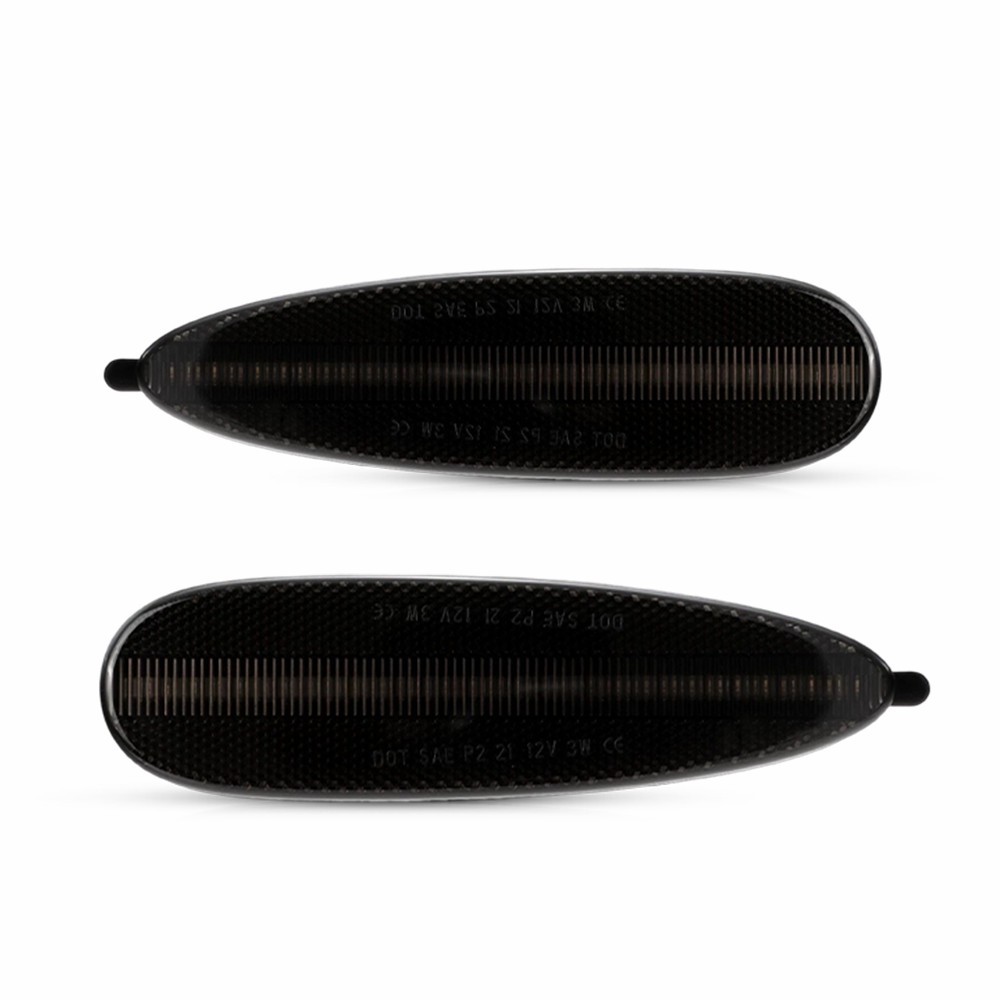 2 Front Left Right Smoke LED Amber Side Marker Lights For 2004-2006 Pontiac GTO