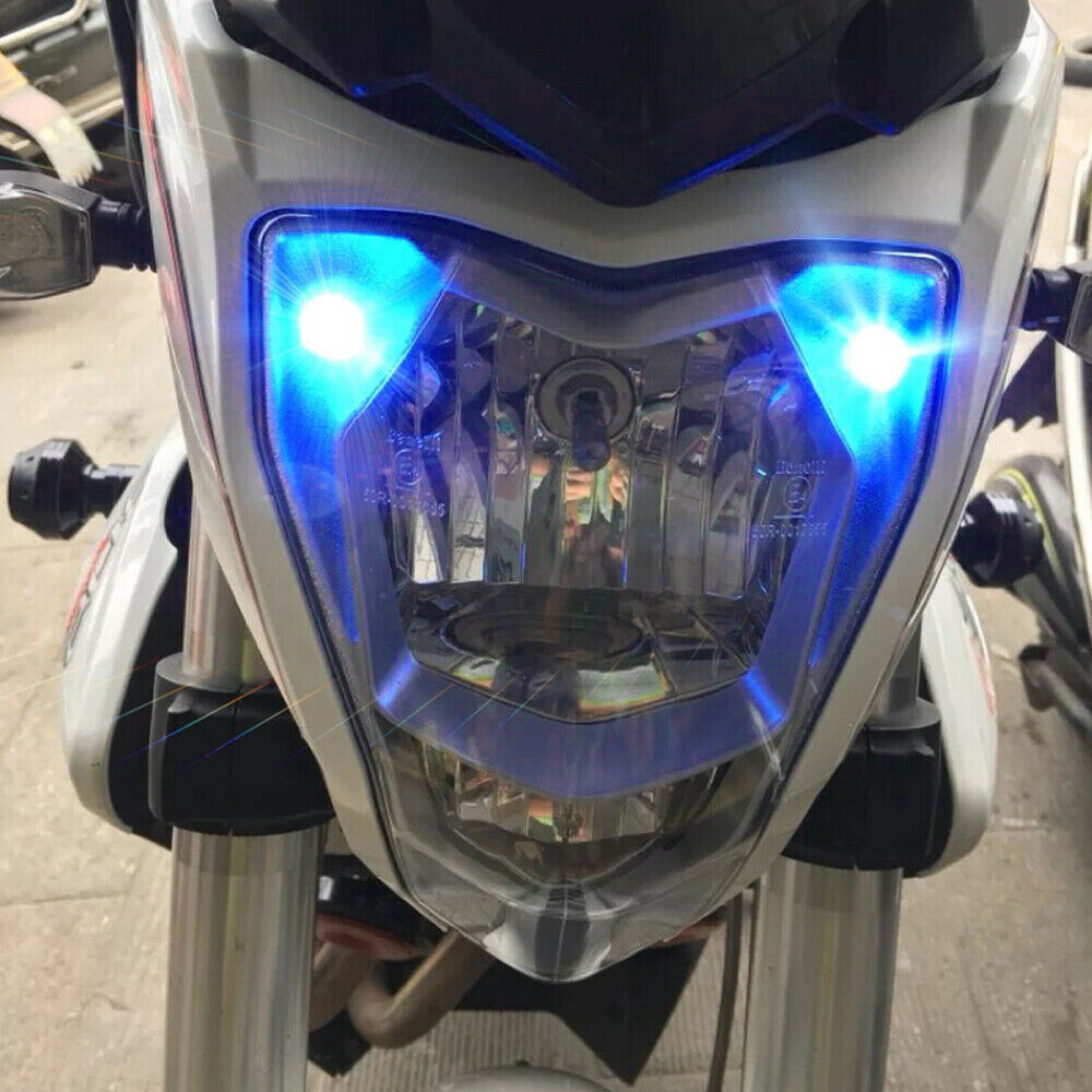 Ultra Blue 5-SMD 2825 168 194 LED Bulbs For Motorcycle Bike Parking Lights
