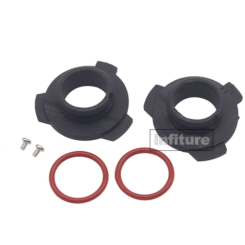 2Pcs LED Headlight Bulb Base Adapter Socket Retainer 9004/9005/9006/H7/H4/H3/H1