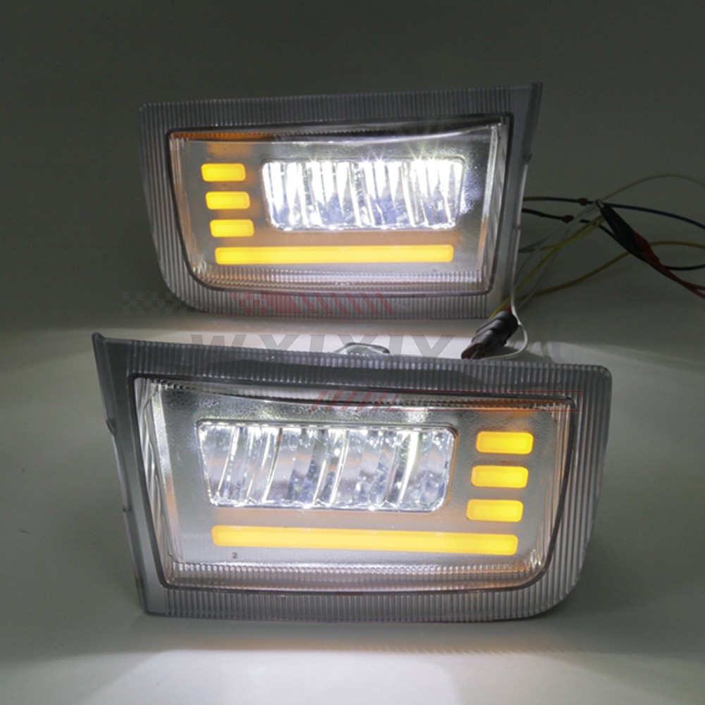 LED DRL for Toyota Land Cruiser Prado 96-02 Daytime Running Light Fog Turn Lamp