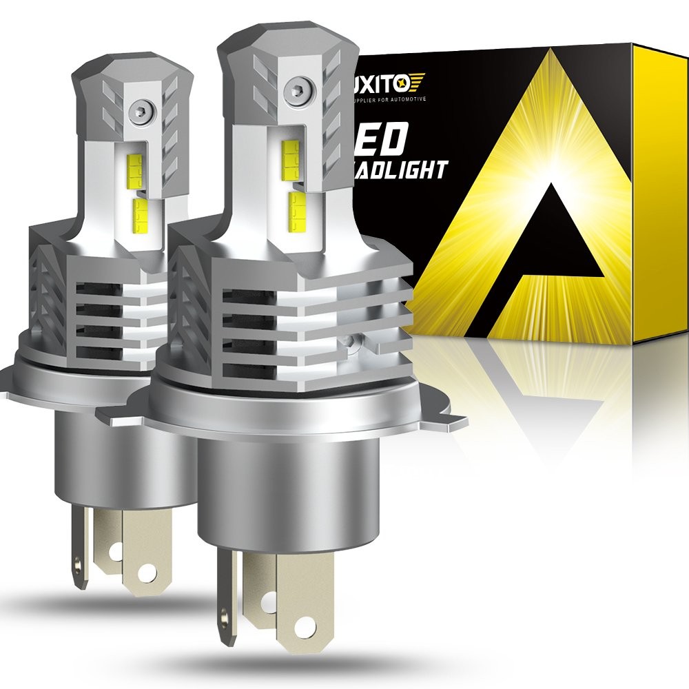 2X H4 HB2 9003 Super White 48000LM Kit LED Headlight Bulbs High Low Beam Combo 2