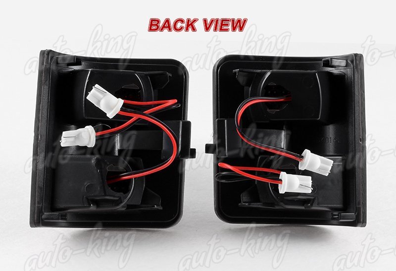 SMOKE LENS SIDE MIRROR AMBER LED TURN SIGNAL LIGHTS FIT 08-16 FORD SUPER DUTY