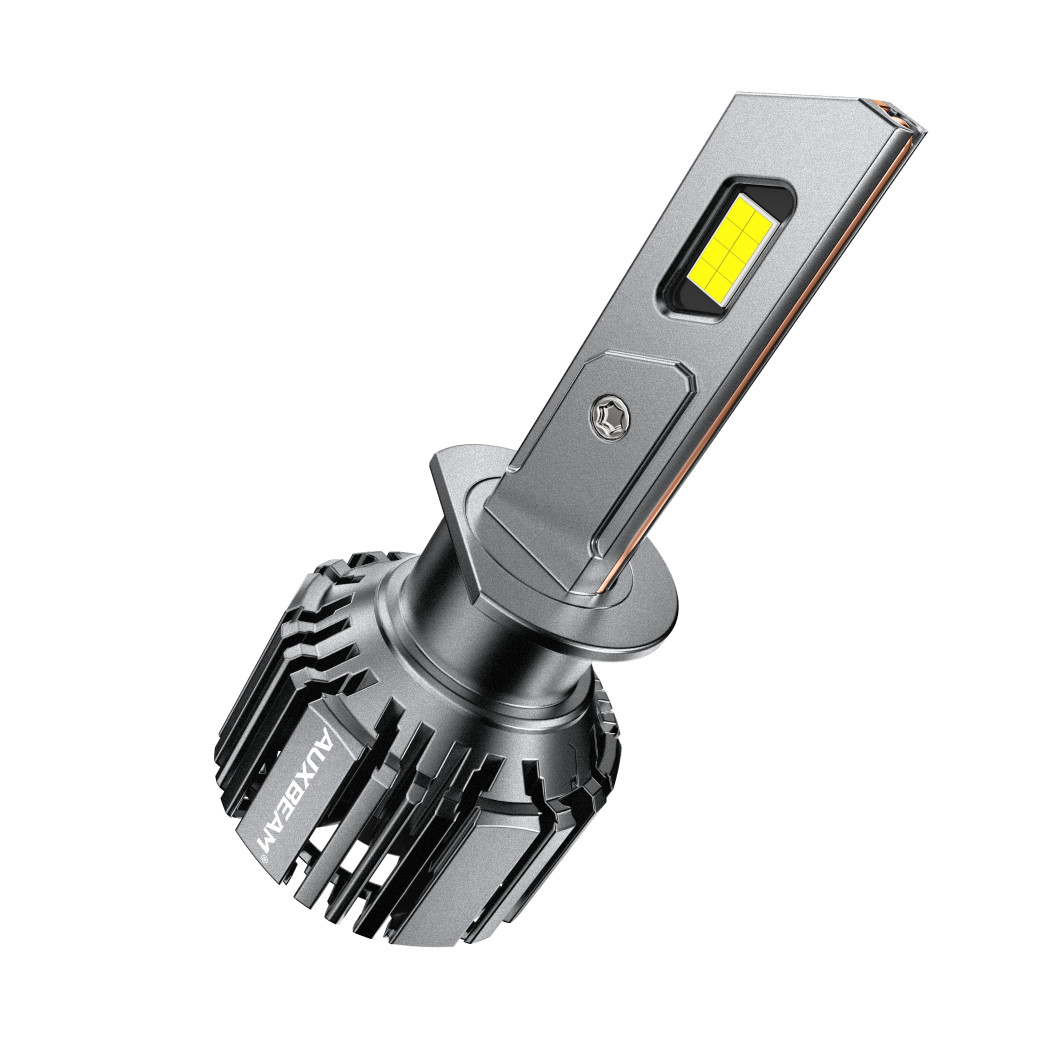 AUXBEAM H1 Canbus LED Headlight Conversion Bulbs Hi/Low Beam 6500K White 25000LM