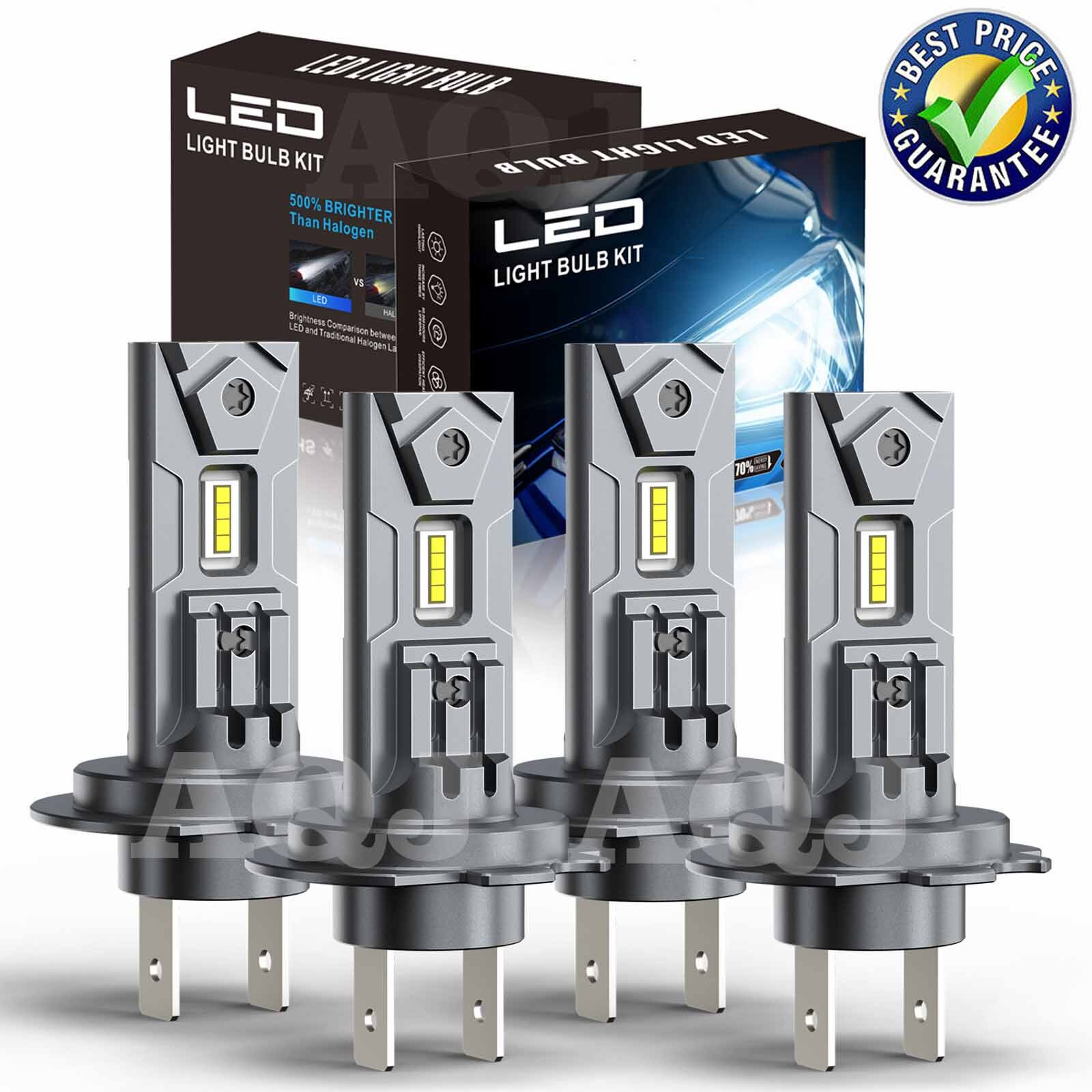 For Mercedes-Benz GLS450 2017-2019 6000K Combo LED Headlight High Low Beam Bulbs