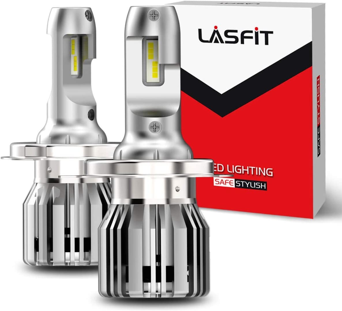 9003 HB2 H4 LED Headlight Bulbs Hi/Lo Beam Mini Size CANbus Super White 5000LM