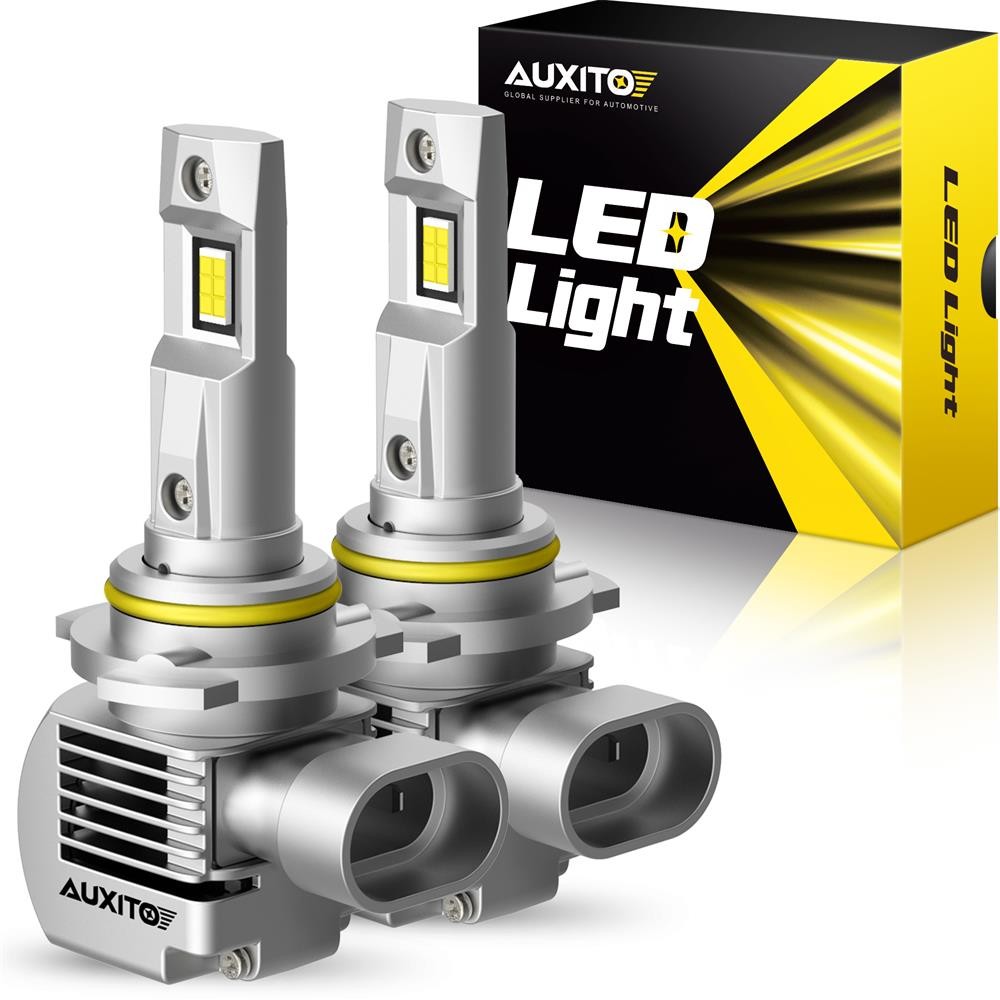 2PCS AUXITO 9006 HB4 Bulb LED Headlight Conversion Kit Super White High Low Beam