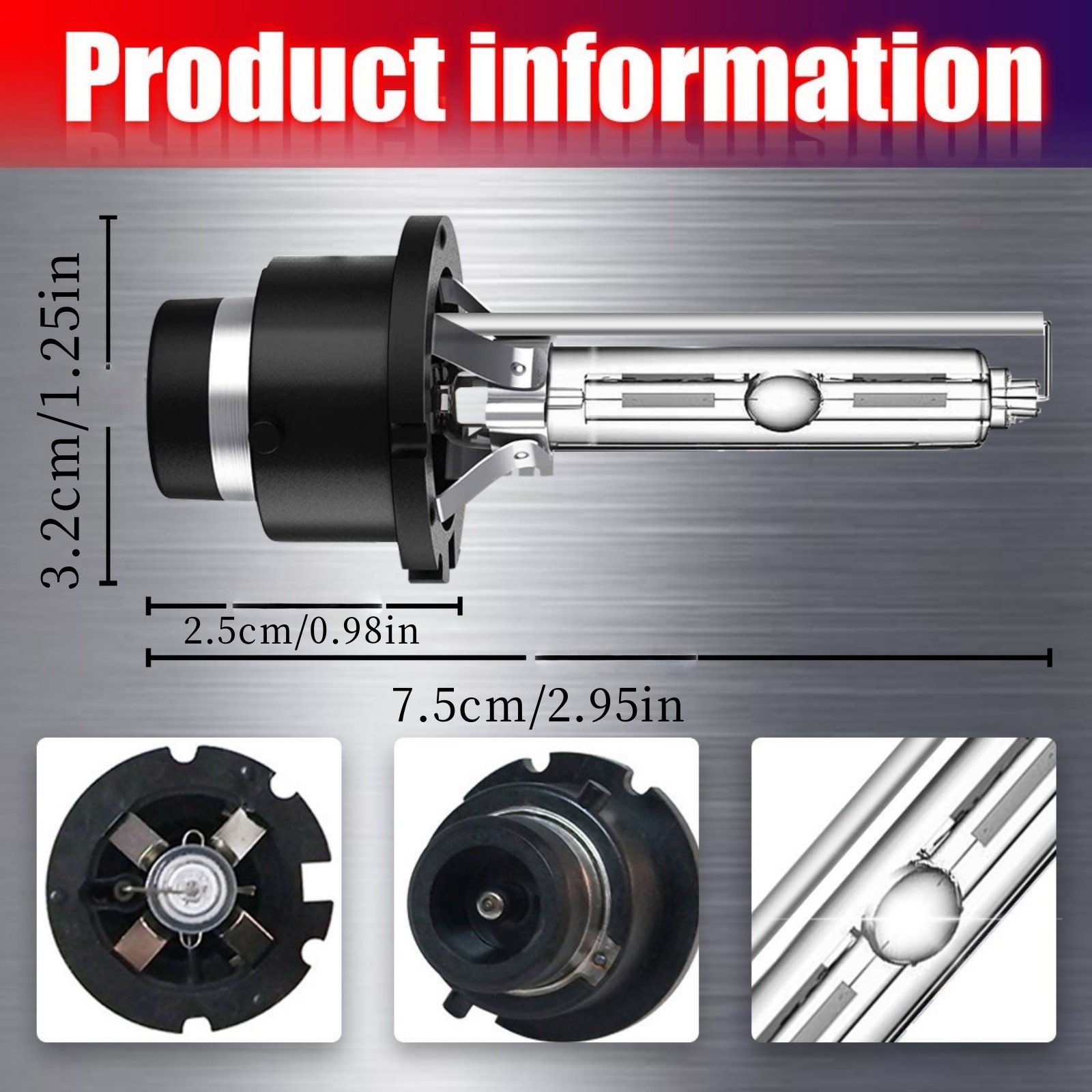 2X D2S D2R D2C HID Headlight Bulb Xenon Replacement Super White Conversion Kit
