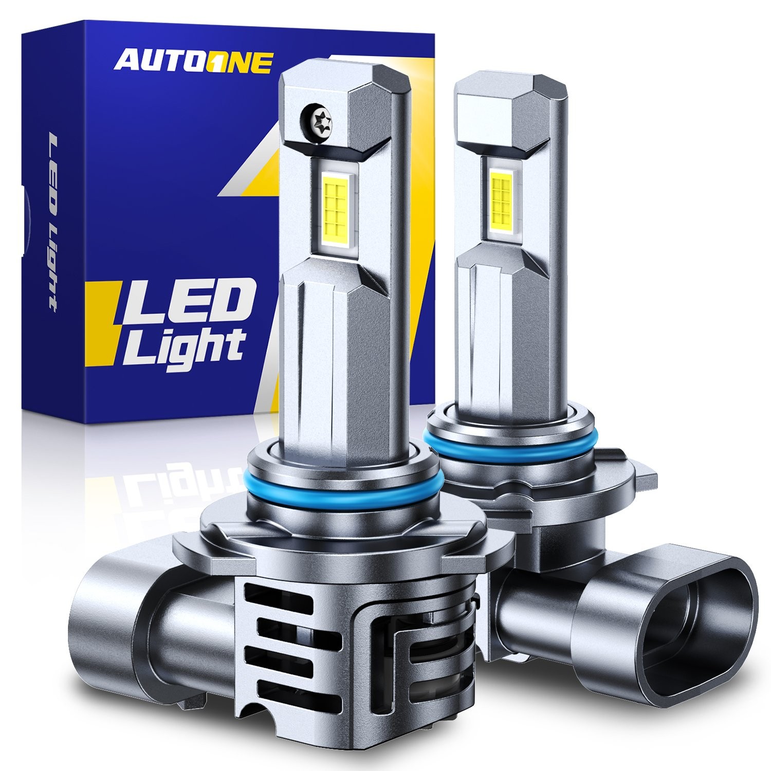 AUTOONE 9005 HB3 Headlight Foglight LED Bulbs 6500K Super Bright White 10S EPU