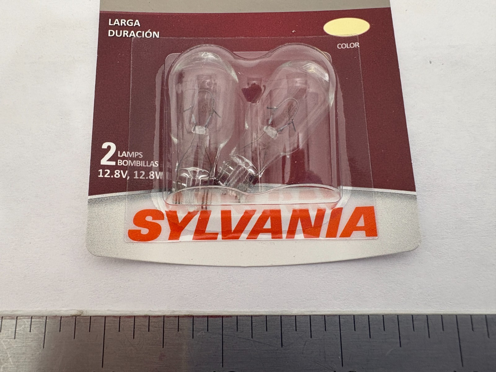 (2) NEW Sylvania 912 Long Life Miniature Bulbs Wedge 912LL – CLEAR (1 x 2pk)