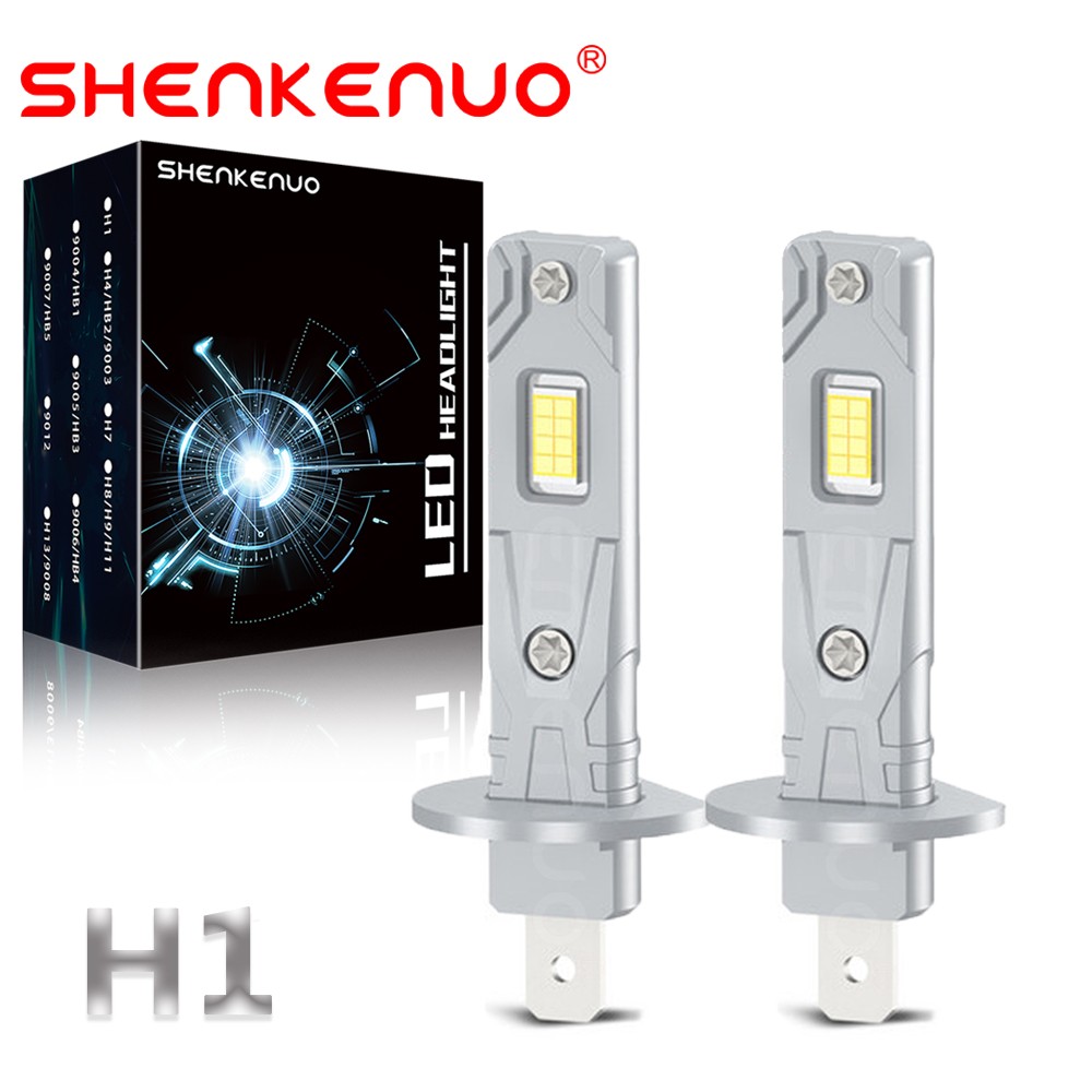 2PCS NEW CSP LED Headlight Bulbs Super power combo For BMW E30 E34 E24 E36 E38