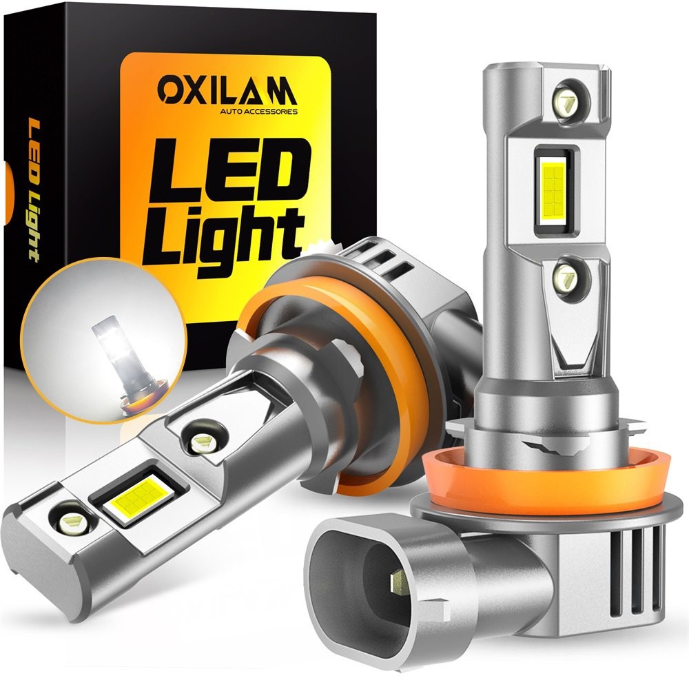 2X LED Headlight H11 High Beam Low Beam Bulb Super Bright 6500K Xenon White EAAE