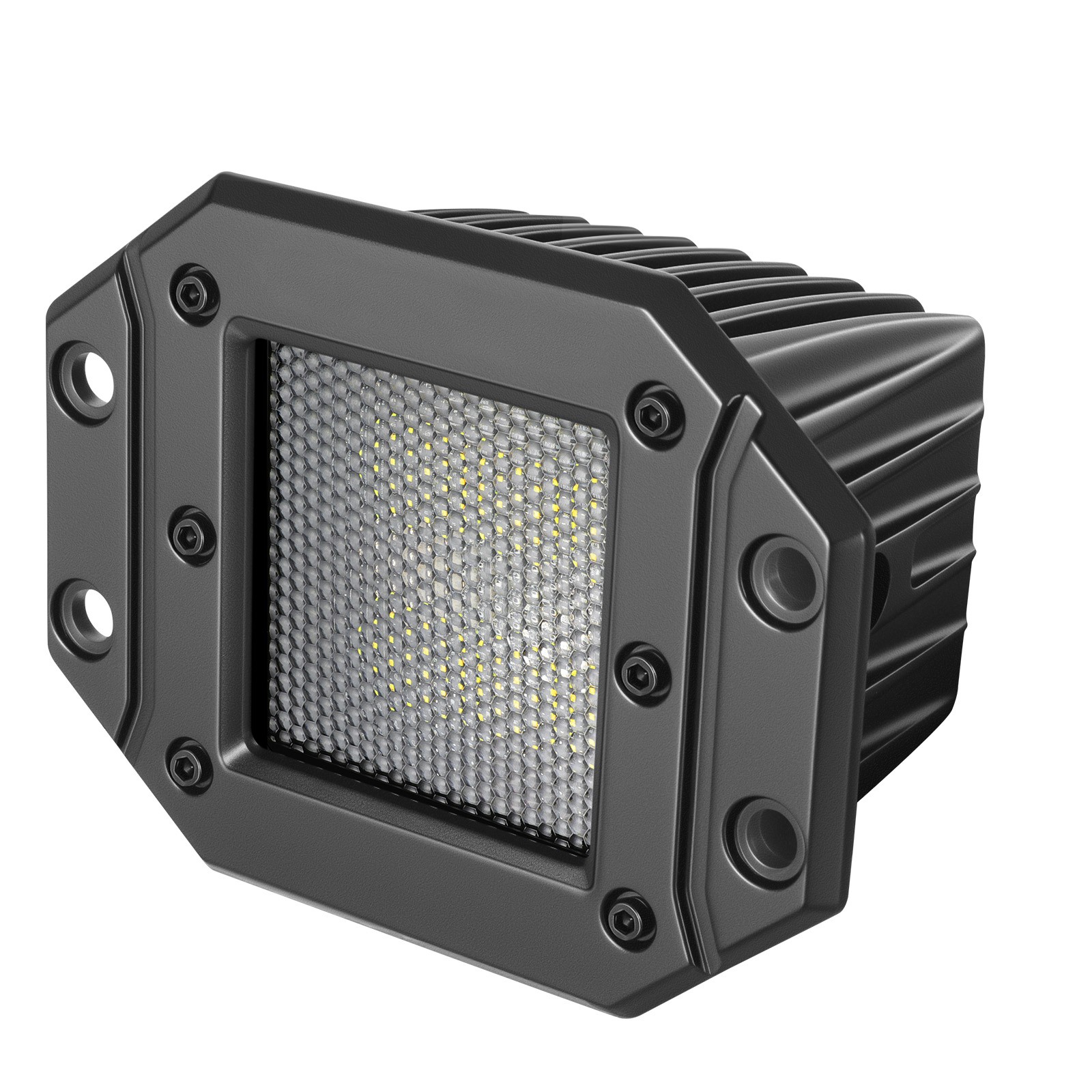2x 5″ 120W Flush Mount Cree LED Pods Work Light Bar Driving Reverse Off Road 4WD