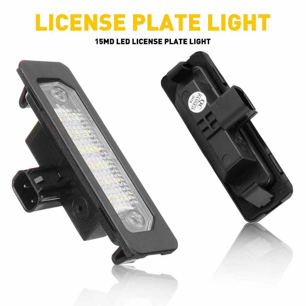 For Lincoln MKS MKT MKX MKZ White LED License Plate Light Tag Lamps 6000K Bright