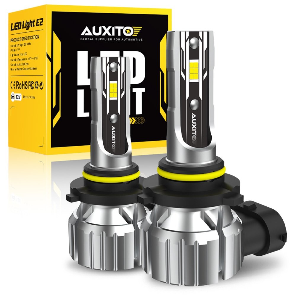 9006 E2 HB4 Series Headlight LED Bulbs Low Beam White Kit Bright AUXITO 2/4X