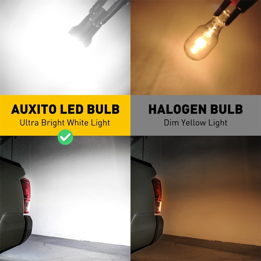 Backup Reverse Lights AUXITO 921 T15 912 LED White 6000K Bulb 2400LM US4T 2/10x