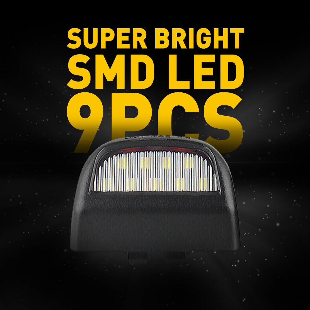 LED License Plate Light Lamp For Chevy Silverado For GMC For Sierra 1500 2500