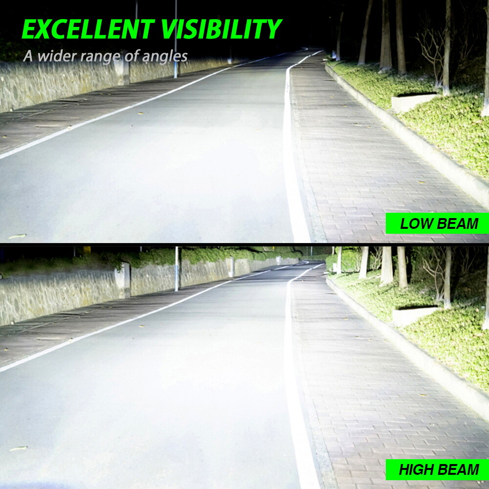 NOVSIGHT H11 LED Bulbs Headlight Low Beam Super Bright 22000LM 6500K White Lamp