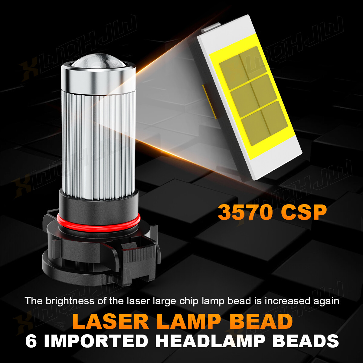 XWQHJW H16 5201 5202 Super Bright LED Fog Daytime Running Light Bulb Xenon White