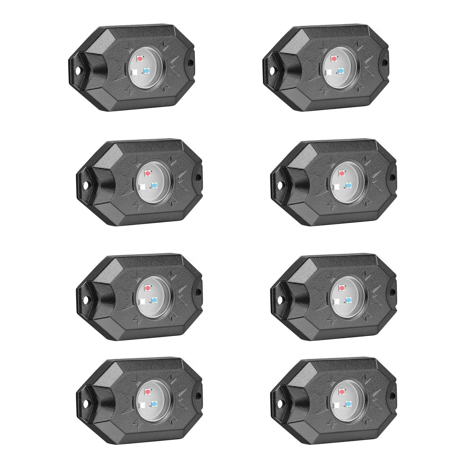 For Can-am Maverick X3 RGB LED Rock Lights 12 Pods Music APP Bluetooth Underbody