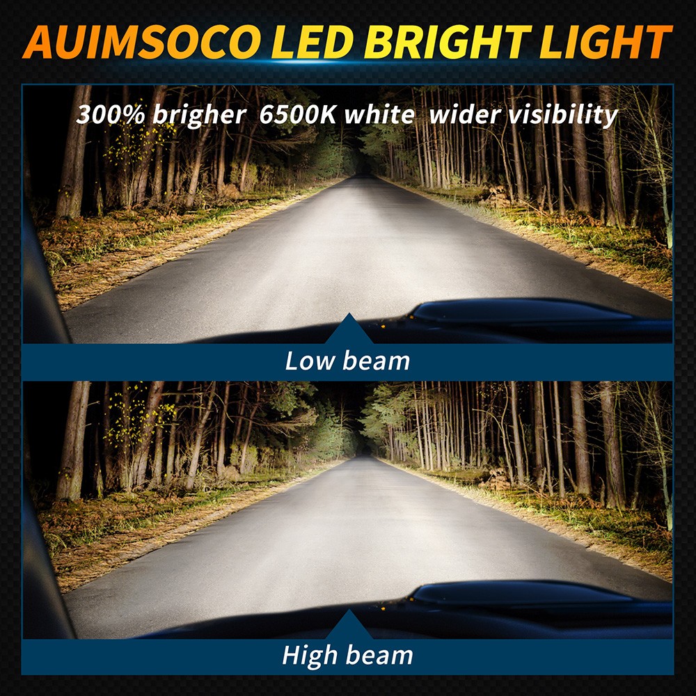 LED Headlight High Low Beam + Fog Light Bulbs For Mitsubishi Eclipse 2006-2007
