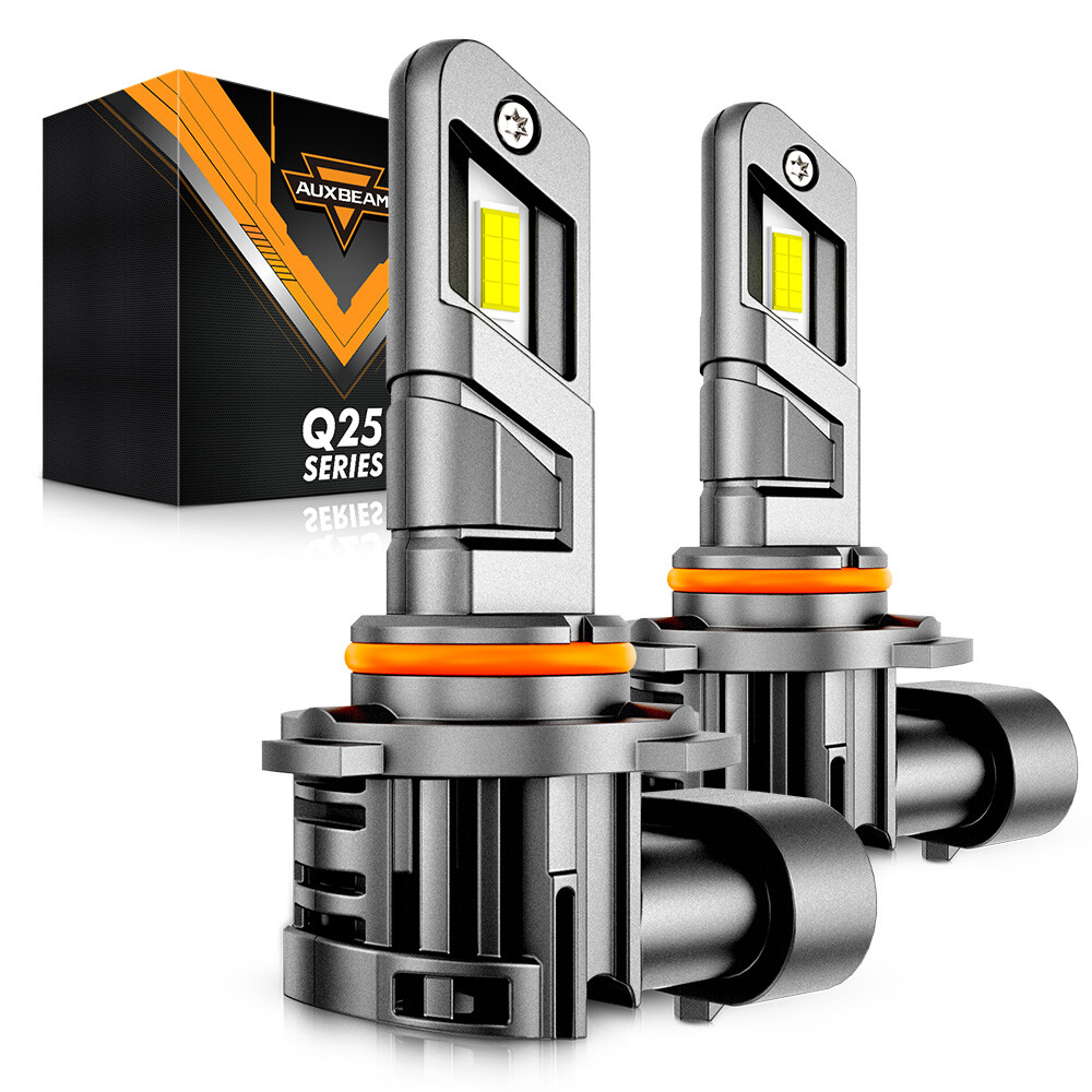 AUXBEAM Canbus LED Headlight Hi/Low Fog Lights 6000K For Volvo VNL VNM 2004-2015
