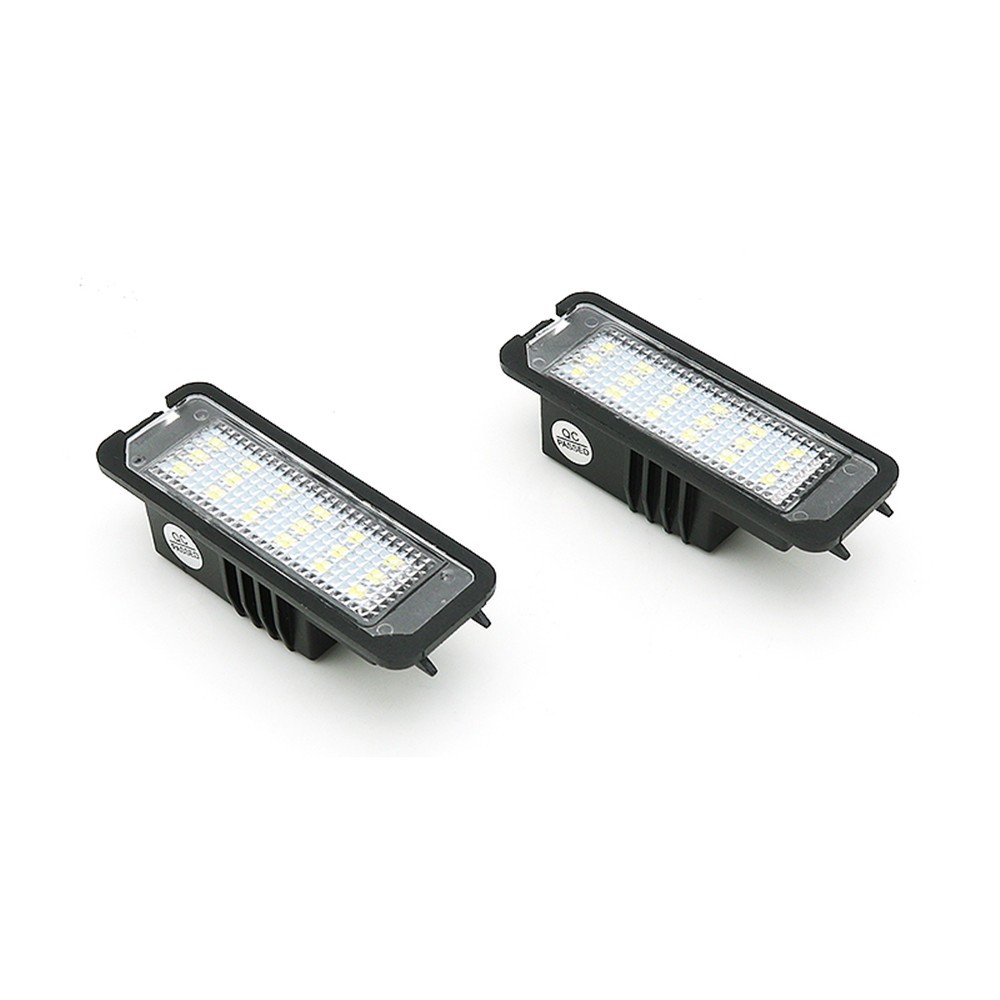 For 2006-10 Volkswagen New Beetle Car Rear 18 LED Number License Plate Light 2PC