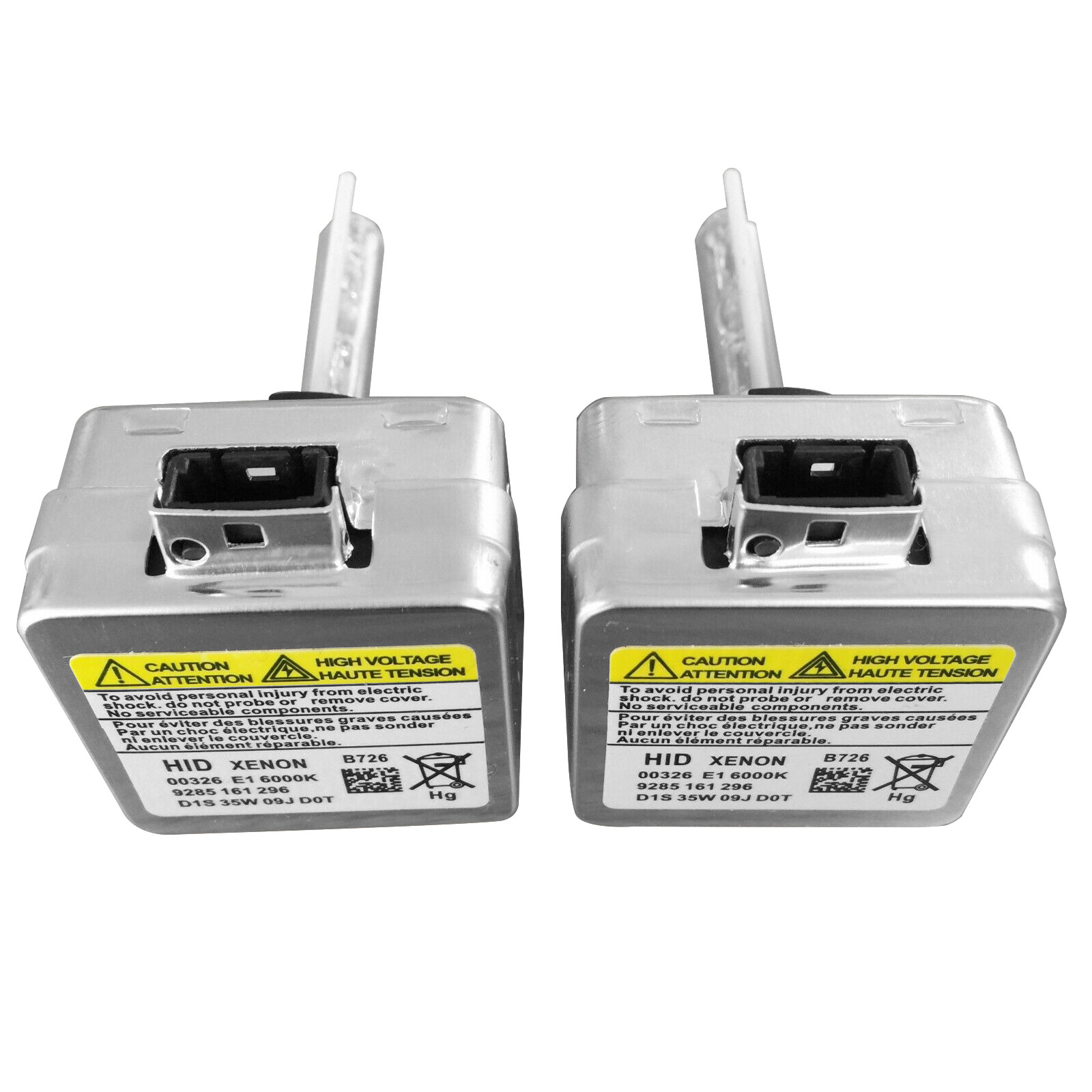 Pair D1S D1R D1C 6000K White HID Xenon Headlight Light Bulbs interchange OEM One