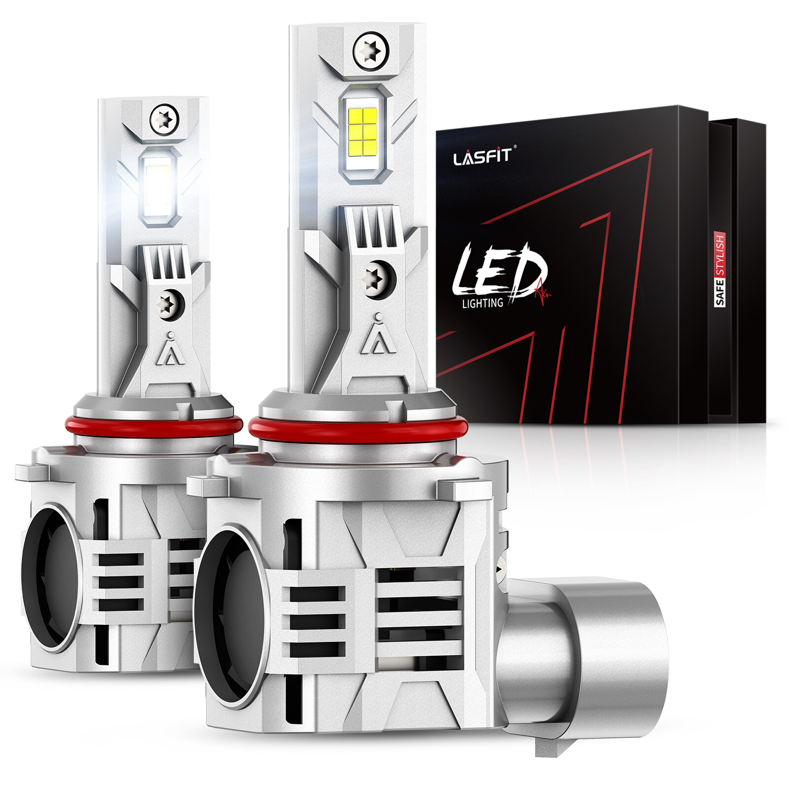 Lasfit 9006 HB4 LED Headlight Bulb Low Beam or Fog Light 70W Bright LAair Series