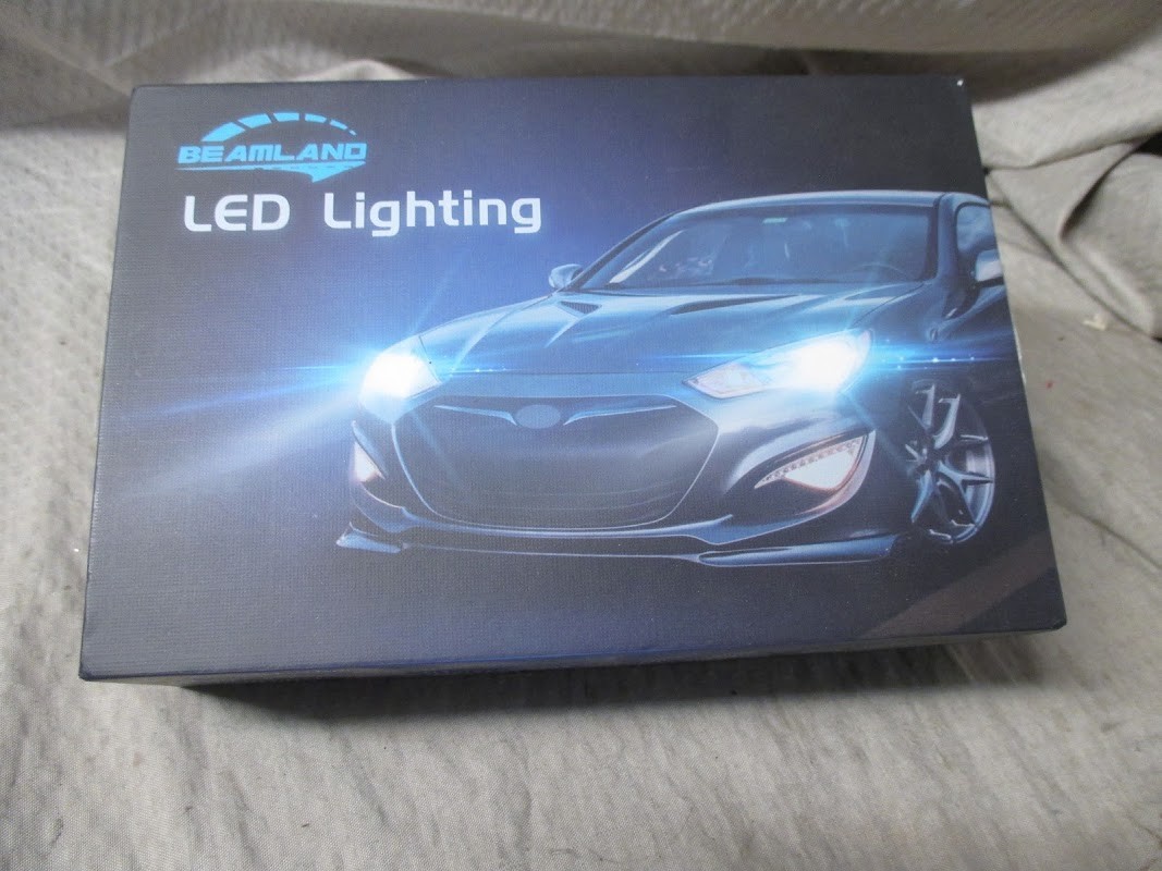 Beamland H7 LED Headlight Bulbs High Low Beam Fan Cooled | Open Box
