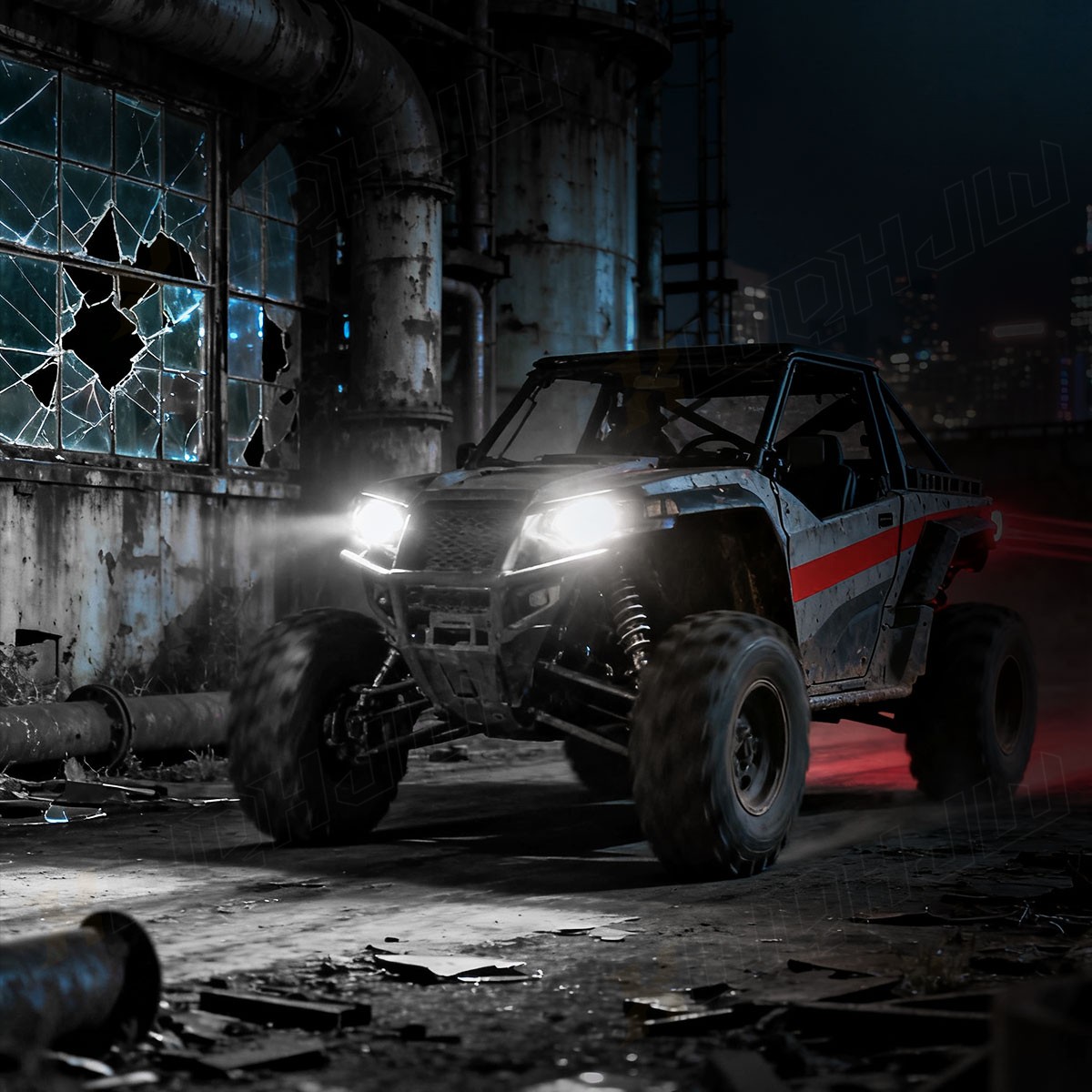 2 Super Brite LED light bulb for Polaris ATV 2009 For SPORTSMAN 500 headlight