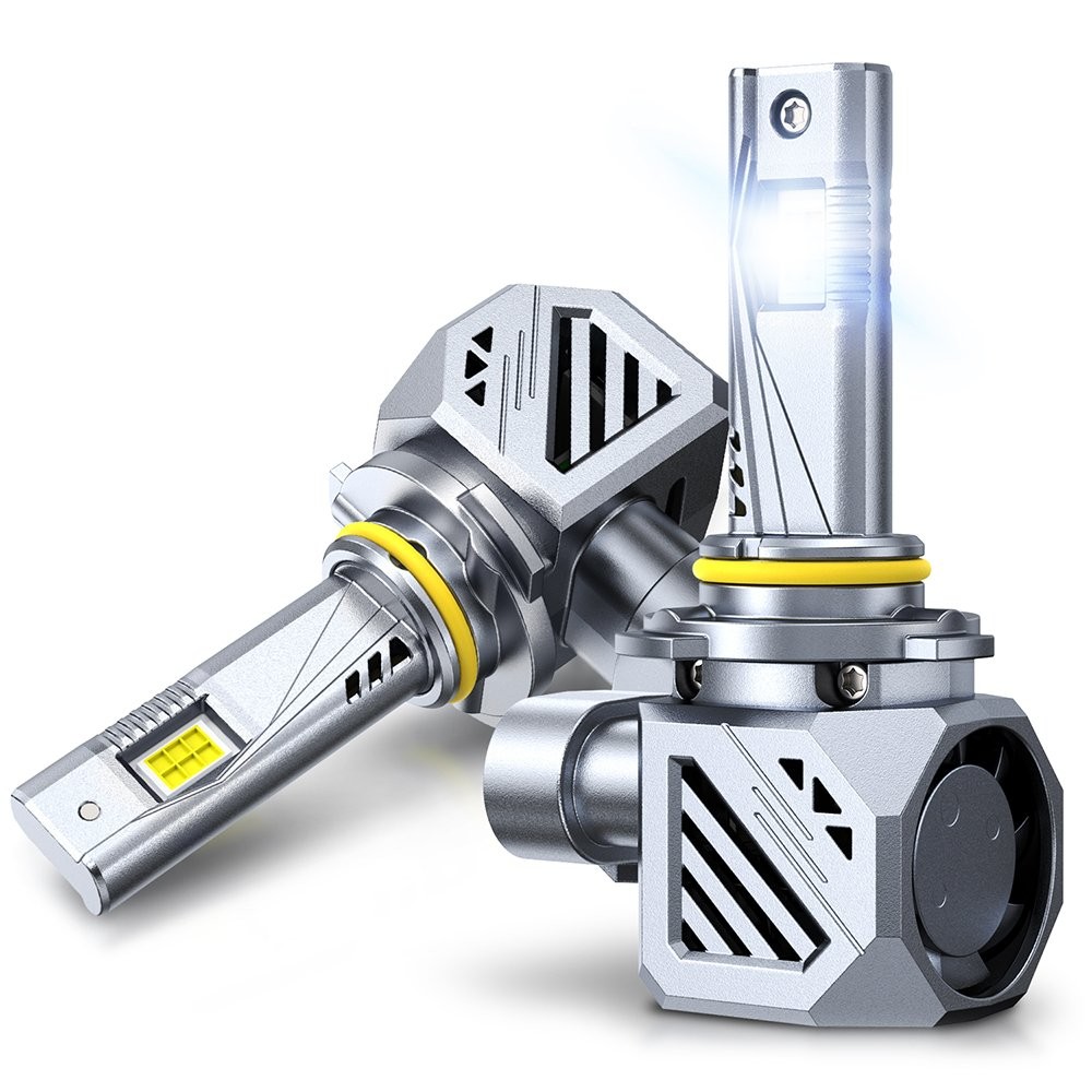 AUXITO Ultra Bright LED 9005 Headlight Bulbs White 6500K Aviation Aluminum Body