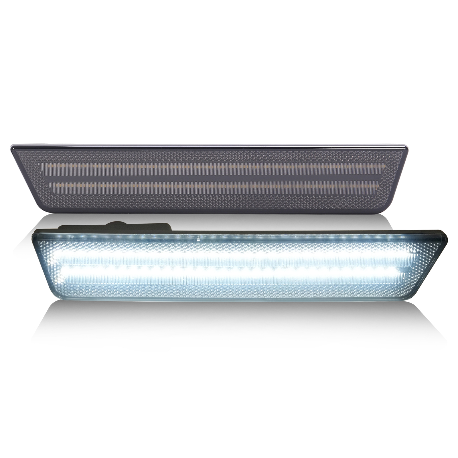 White Rear Side Marker Lights For Dodge Challenger 2008-14 & Dodge Charger 11-14