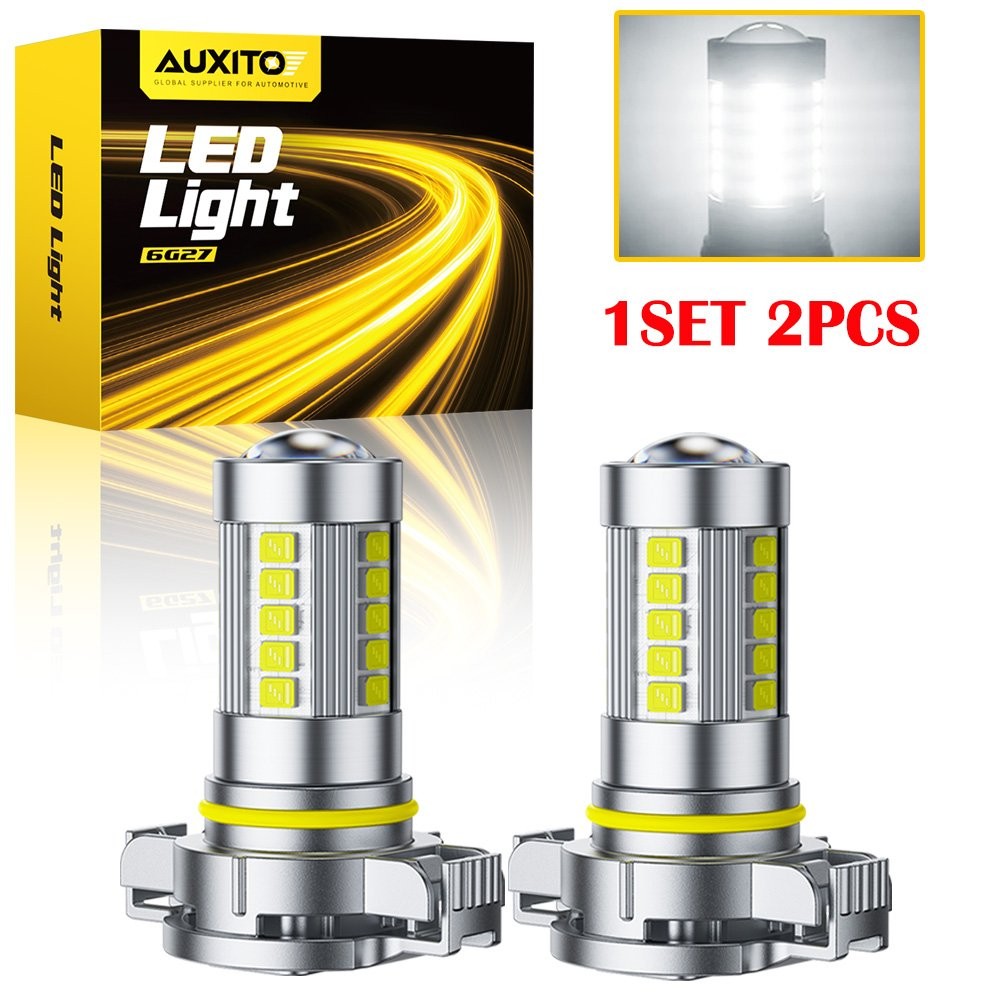 2-20X AUXITO H16 5202 5201 Super Bright LED Fog Driving Light Bulbs White 4000LM