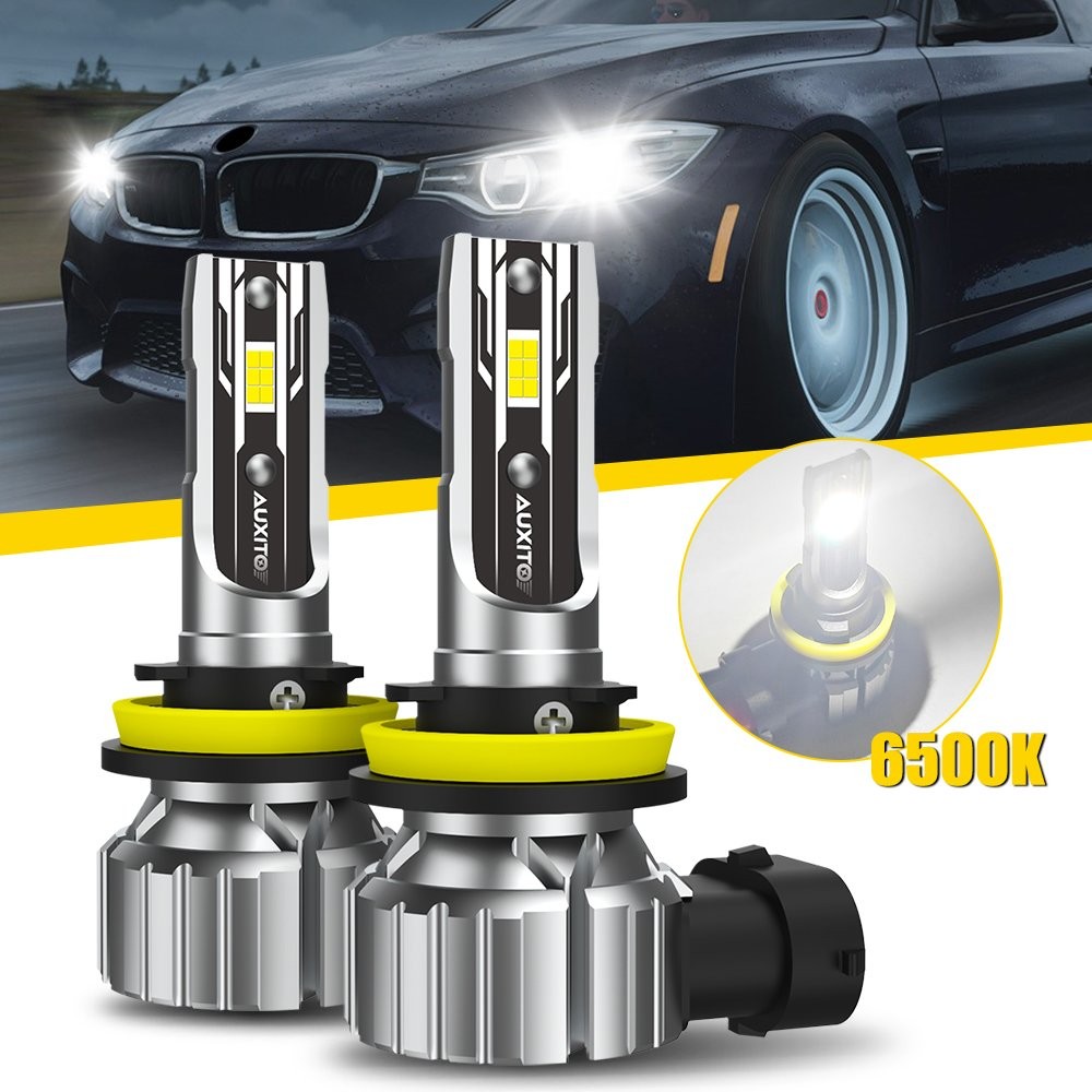 H11 Fog Light DRL LED Headlight Bulbs Kit High Low Beam 6500K White 100W AUXITO