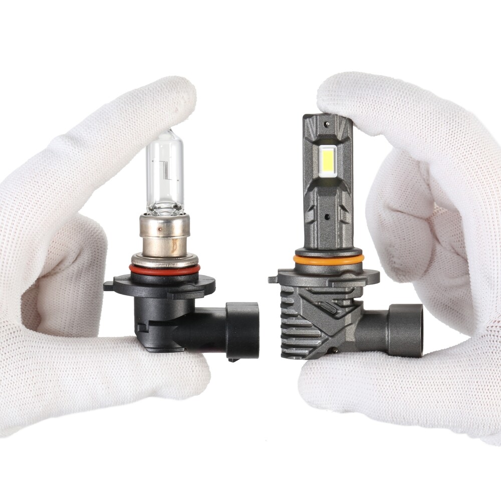 AUXBEAM H13 H10 9140 LED Headlights Hi/Lo Beam 1:1 Size High Power Super Bright