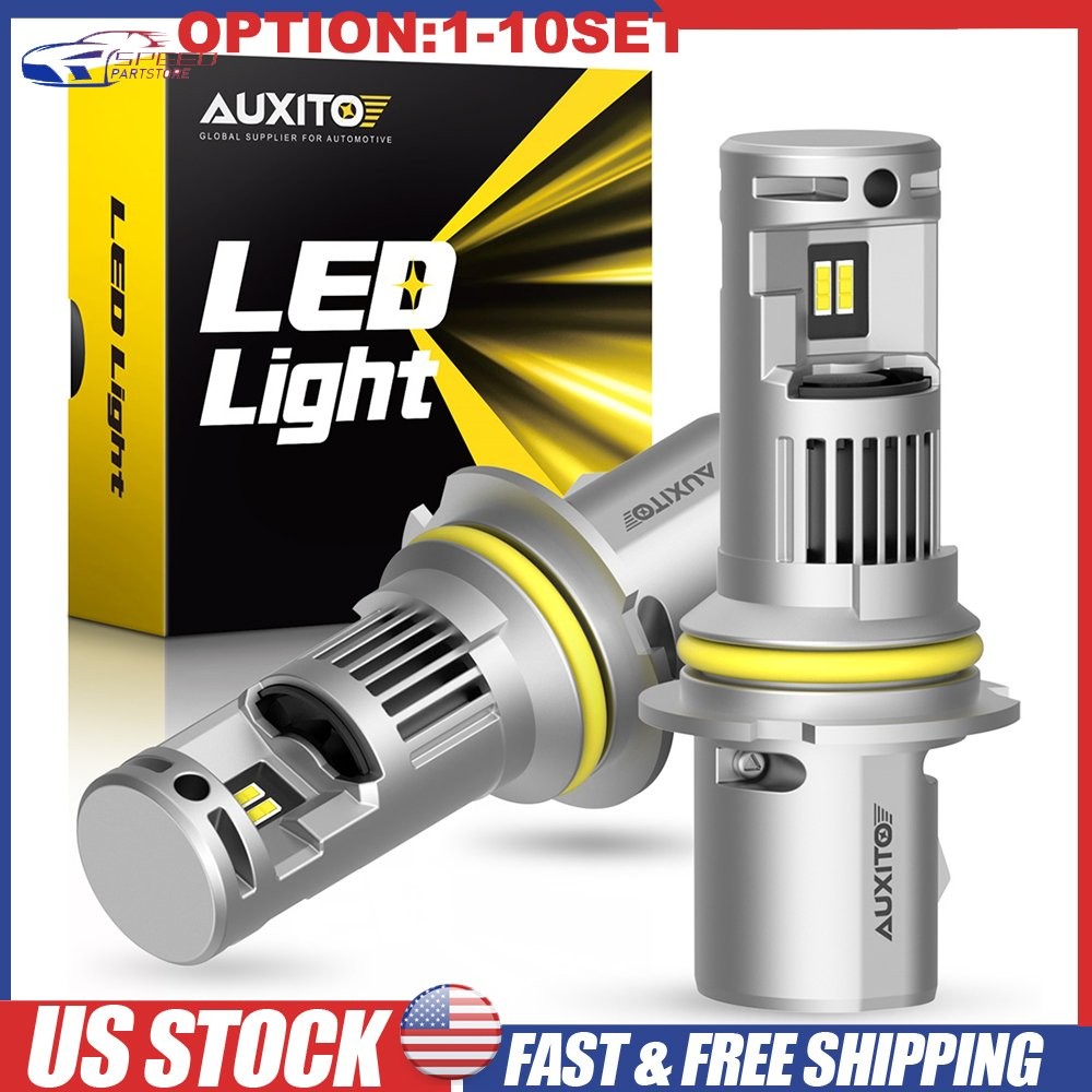 9007 HB5 LED Headlight Bulbs 6000K Conversion Kit High Low Dual Beam White 2-20X