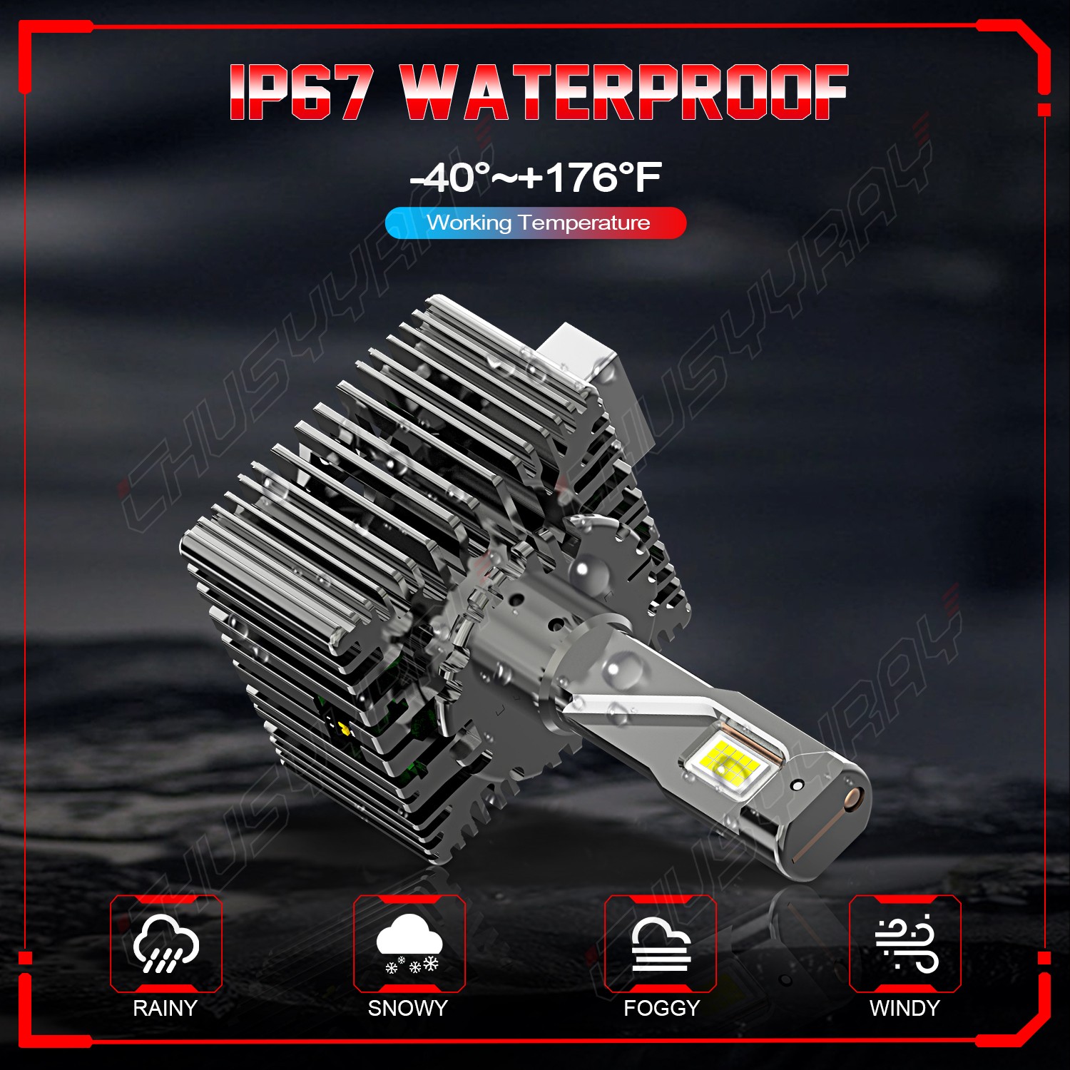 Front LED Headlight Bulb FIT FOR CHEVROLET BLAZER 2019-2020 High/Low Beam 6000K