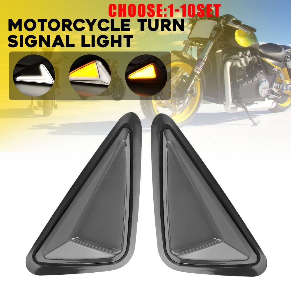 Turn Signal Light Smoke Flush Mount LED Indicator Blinker fit Yamaha R1 R6 2-10X