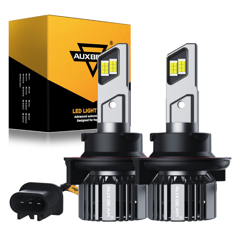 AUXBEAM H13 Canbus LED Headlight Bulbs Kit for Dodge Ram 1500 2500 3500 06-2012
