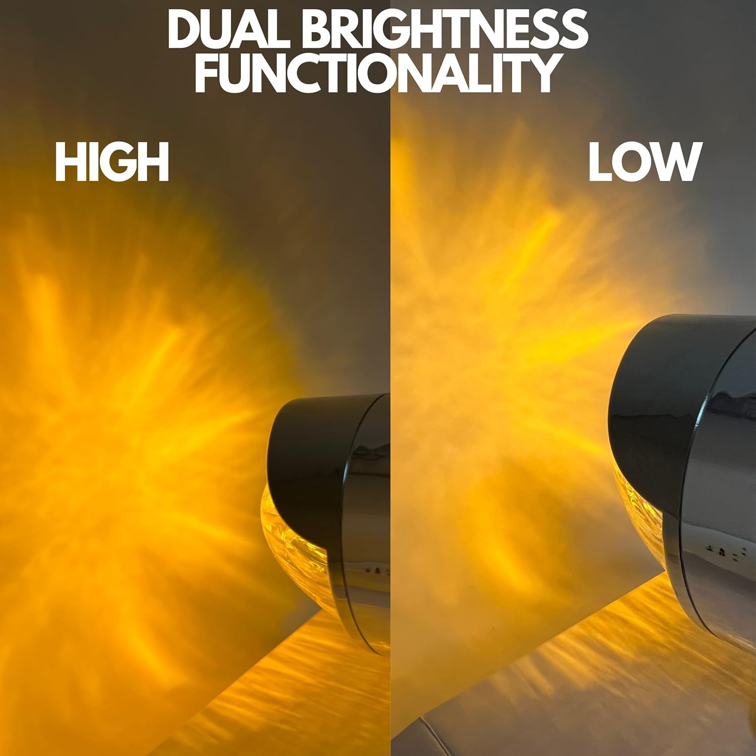 2Pcs Amber 18 LED Single Faced Watermelon Pedestal Lights Chrome Single Stud