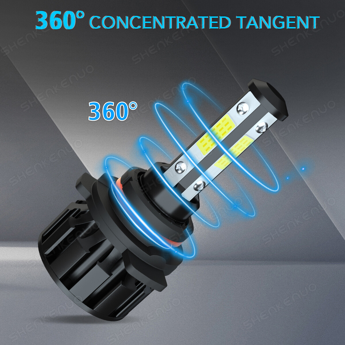 For Buick Envision 2016-2019 Combo 9012 H11 LED Headlight + Fog Light 6000K Bulb