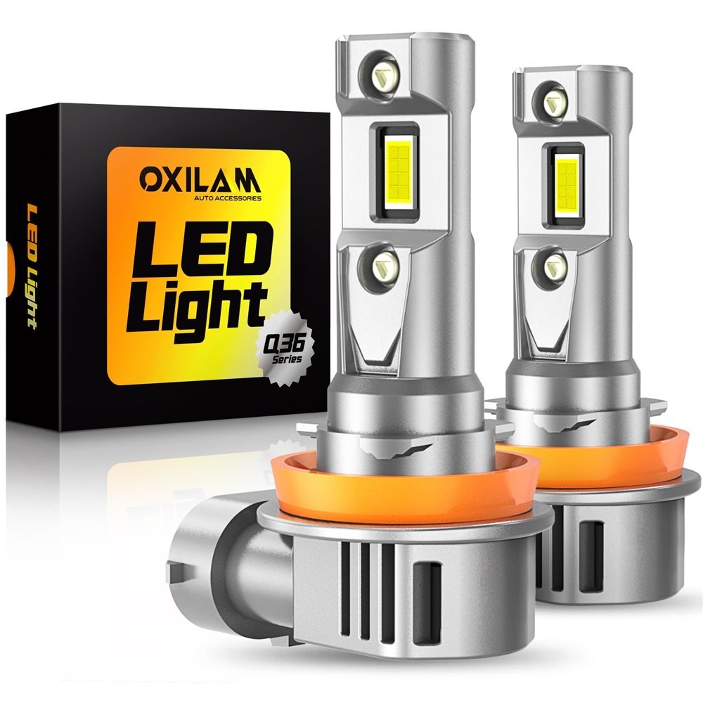 OXILAM Canbus H11 H9 H8 LED Headlight Bulbs Hi Low Beam 60W 60000LM Super Bright