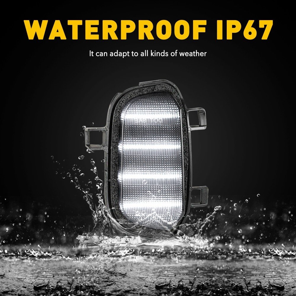 LED Mirror Light Side Lamp Puddle For Chevy GMC Silverado Sierra 1500 2019-2021